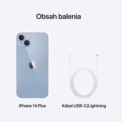 iPhone 14 Plus 256 GB modrý
