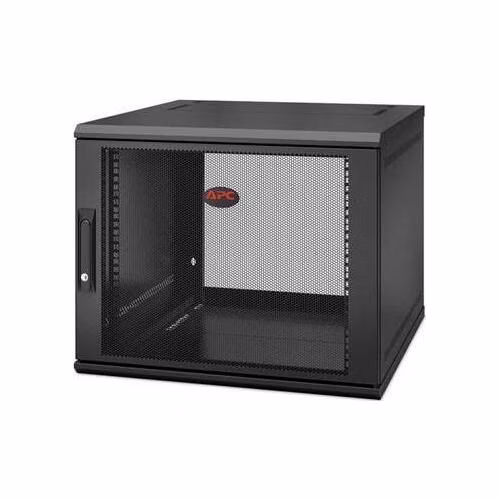 APC Skříň APC NetShelter WX 9U pro montáž na stěnu s jedním závěsem, hloubka 600 mm
