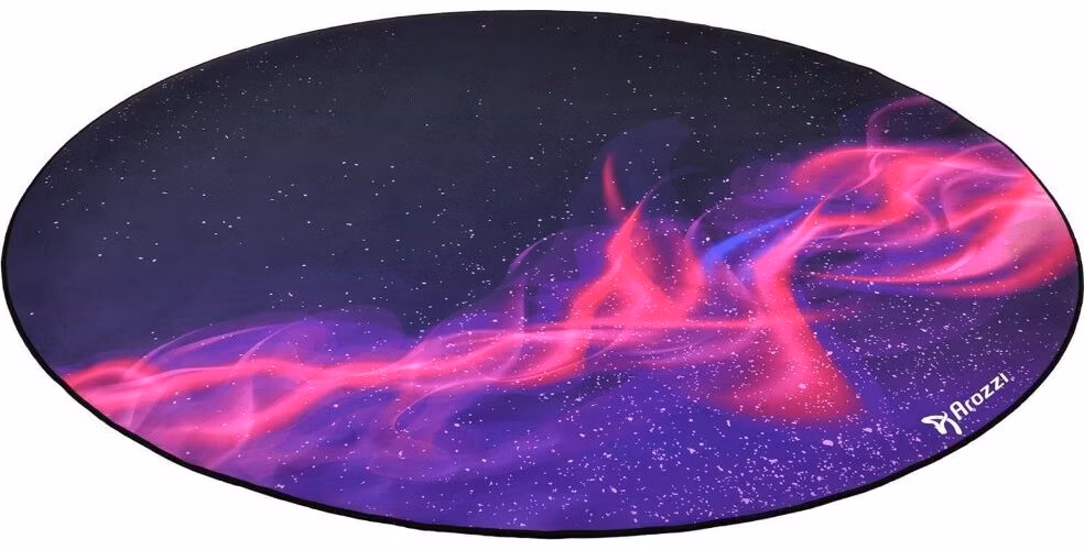 AROZZI Zona Floorpad Galaxy/ ochranná podložka na podlahu/ kulatá 121 cm průměr/ design galaxie