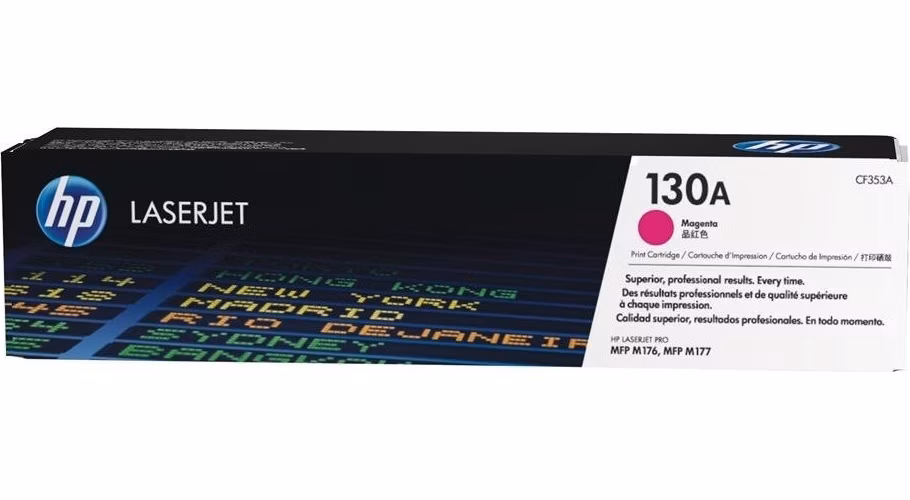 HP 130A Magenta LJ Toner Cart, CF353A (1,000 pages)