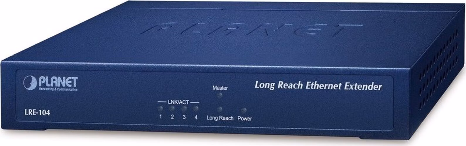 Planet LRE-104, UTP/Coax extender, 4x LAN 100Base-TX, LRE (IEEE 1901), dosah 2km (BNC) &amp; 800/1200m (RJ-45/RJ-11)