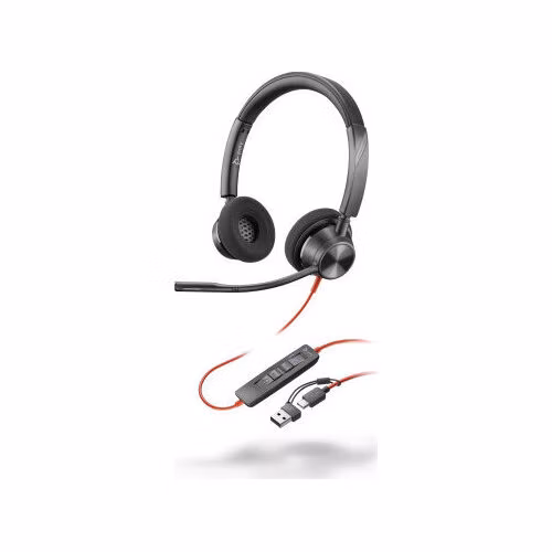 HP Poly BW 3320 MS Teams náhlavní souprava Stereo USB-C+USB-C/A
