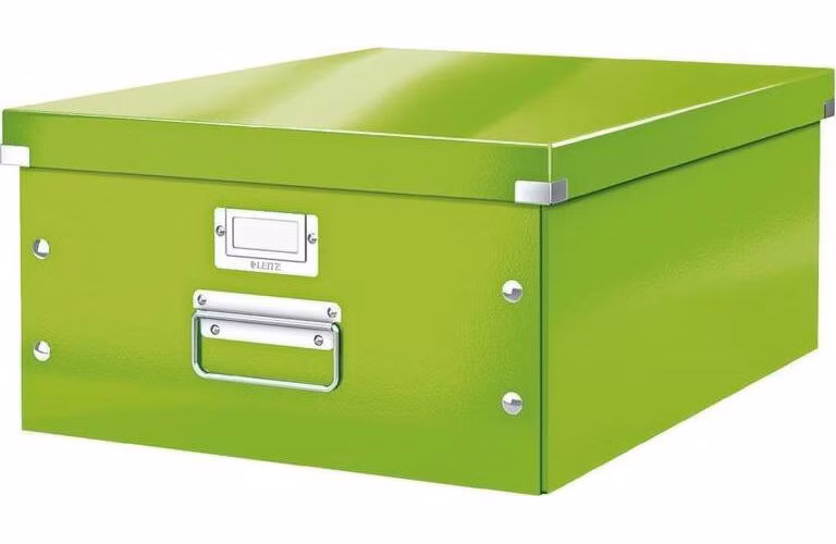 LEITZ Univerzální krabice Click&amp;Store, velikost L (A3), zelená
