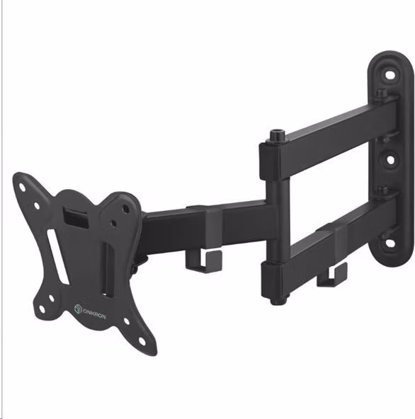 ONKRON Full Motion TV držiak na stenu pre 10" až 32" obrazovky do 25 kg, čierny