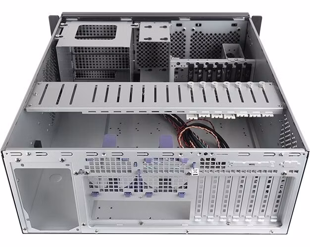 CHIEFTEC skříň Rackmount 4U ATX/mATX, UNC-409S-B-OP, bez zdroje, černá
