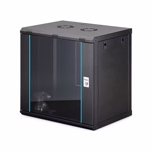 DIGITUS DN-37109 Nástěnná skříň 12U, Dynamic-N, 19", 600x450mm, nesmontovaná černá (RAL 9005)