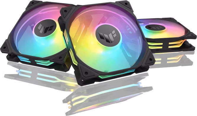 ASUS ventilátor TUF GAMING TR120 ARGB, 3x120mm, černá