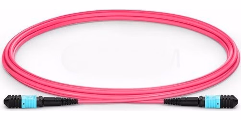 XtendLan FO patch MPO(f)-MPO(f), 2m, OM4, 12/12, kabel kulatý 3mm, křížený (Type B)