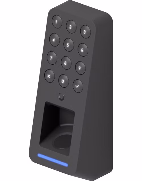 Ubiquiti UniFi Access G3 Reader Fingerprint B - Přístupová čtečka, otisk prstů, klávesnice, IP55, PoE, černá