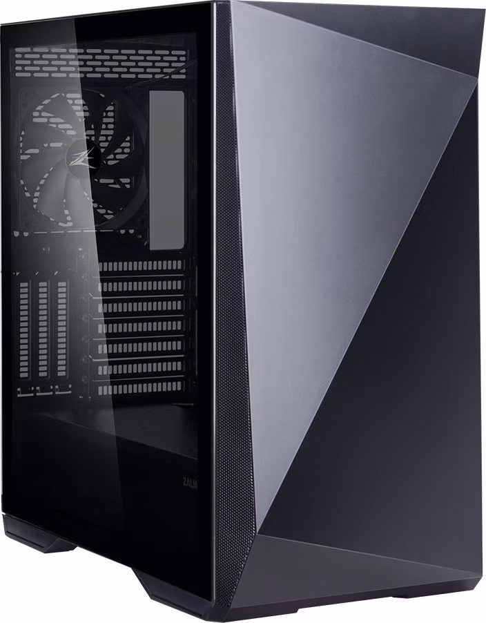 Zalman skříň Z9 Iceberg / Middle tower / ATX / 2x140mm fan / temperované sklo / černá