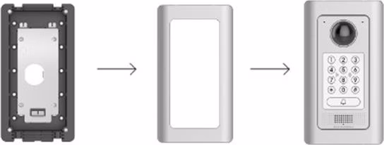 Grandstream in-wall mounting kit pre GDS3710