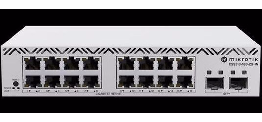 MIKROTIK Cloud Smart Switch 318-16G-2S+IN with SwitchOS, desktop case
