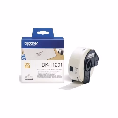 BROTHER papírové štítky DK-11201/ QL/ standardní adresy/ 400ks/ 29 x 90mm