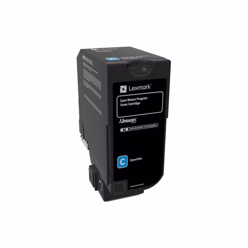 Lexmark CX725 Cyan High Yield Return Programme Toner Cartridge - 16 000 stran