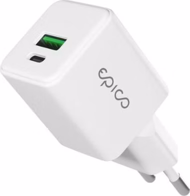 iStores by Epico Ultraboost GaN 20W sieťový adaptér EA20 - biela