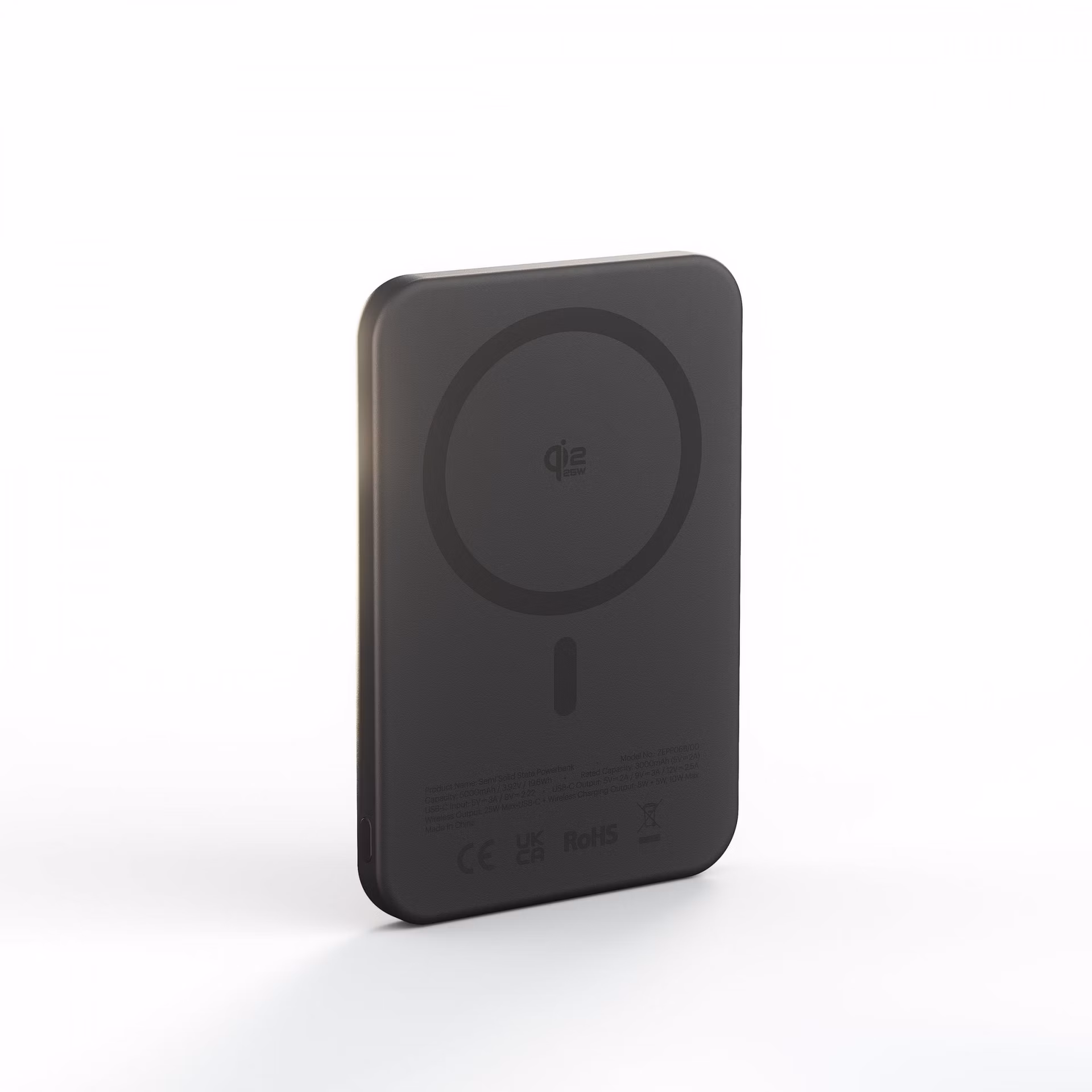 ZENS Semi Solid State Powerbank 5000 mAh Black
