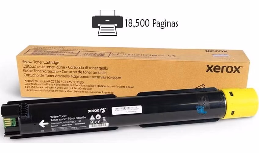 Žltá tonerová kazeta Xerox pre VersaLink C71xx (18 500str., žltá)