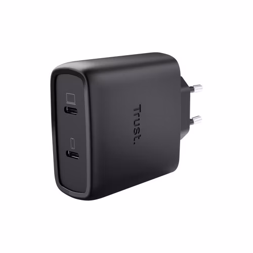 TRUST GaN Nabíječka MAXO 65W 2-Port, USB-C, černá