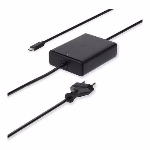 Nedis NBAU45110BK - Adaptér k notebooku| GaN | 45 W | 5 / 9 / 12 / 15 / 20 V DC | 2.25 / 2.33 / 2.92 / 3.0 A | Euro / Ty