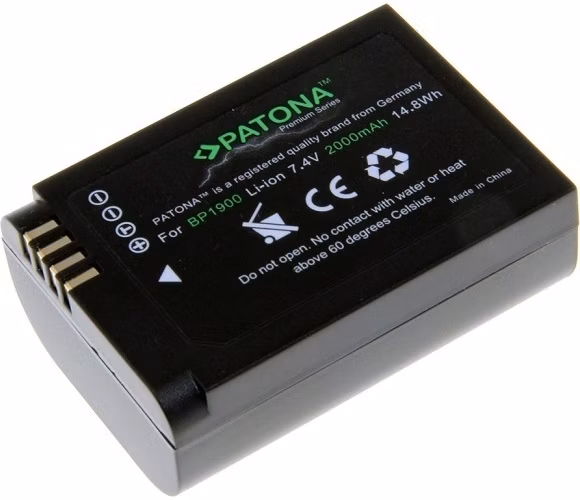 PATONA baterie pro foto Samsung NX1 BP-1900 2000mAh Li-Ion Premium