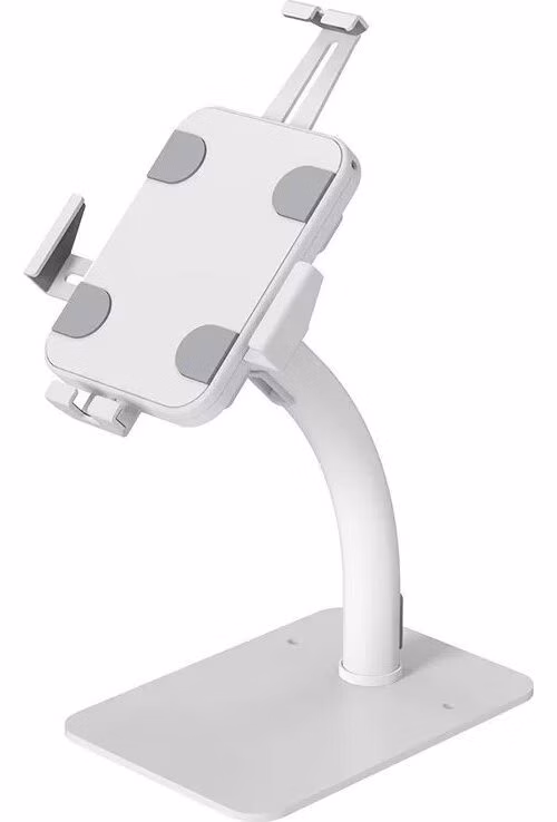 Neomounts DS15-625WH1/Držák tabletu/na stůl/7,9-11" /náklon/rotace 360°/tloušťka tabletu 0-8,5mm/bílý