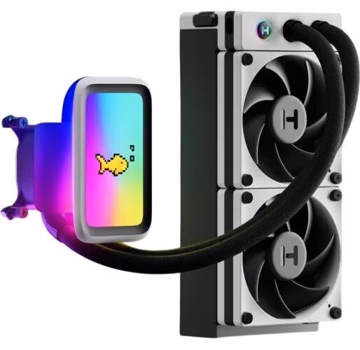 HYTE chladič CPU THICC Q60 - 240 / LGA 1851,1700,1200,AM5,AM4 / s displejem