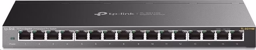 16-Port Gigabit Easy Smart Switch PORT: 16× Gigabit RJ45 Ports SPEC: Desktop Steel Case FEATURE: MTU/Port/Tag-based VLAN