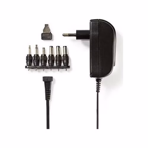 Nedis ACPA002 - Univerzální napájecí adaptér | 3/4,5/5/6/7,5/9/12 V DC | 1.5 A