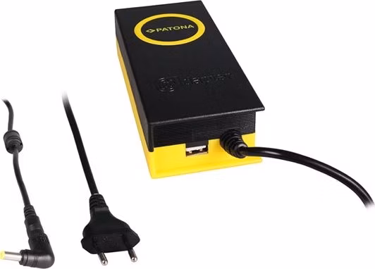 PATONA napájecí adaptér k ntb/ 19V/4,74A 90W/ konektor 5,5x2,5mm/ + výstup USB/ délka kabelu 2,4 m