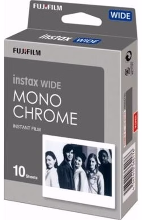 Fujifilm Film Instax Wide Monochrome (10/Pk)
