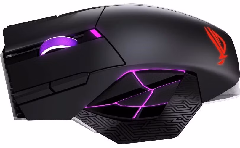 ASUS myš ROG Spatha X 65K, Bezdrátová, až 65 000 DPI, ARGB, černá