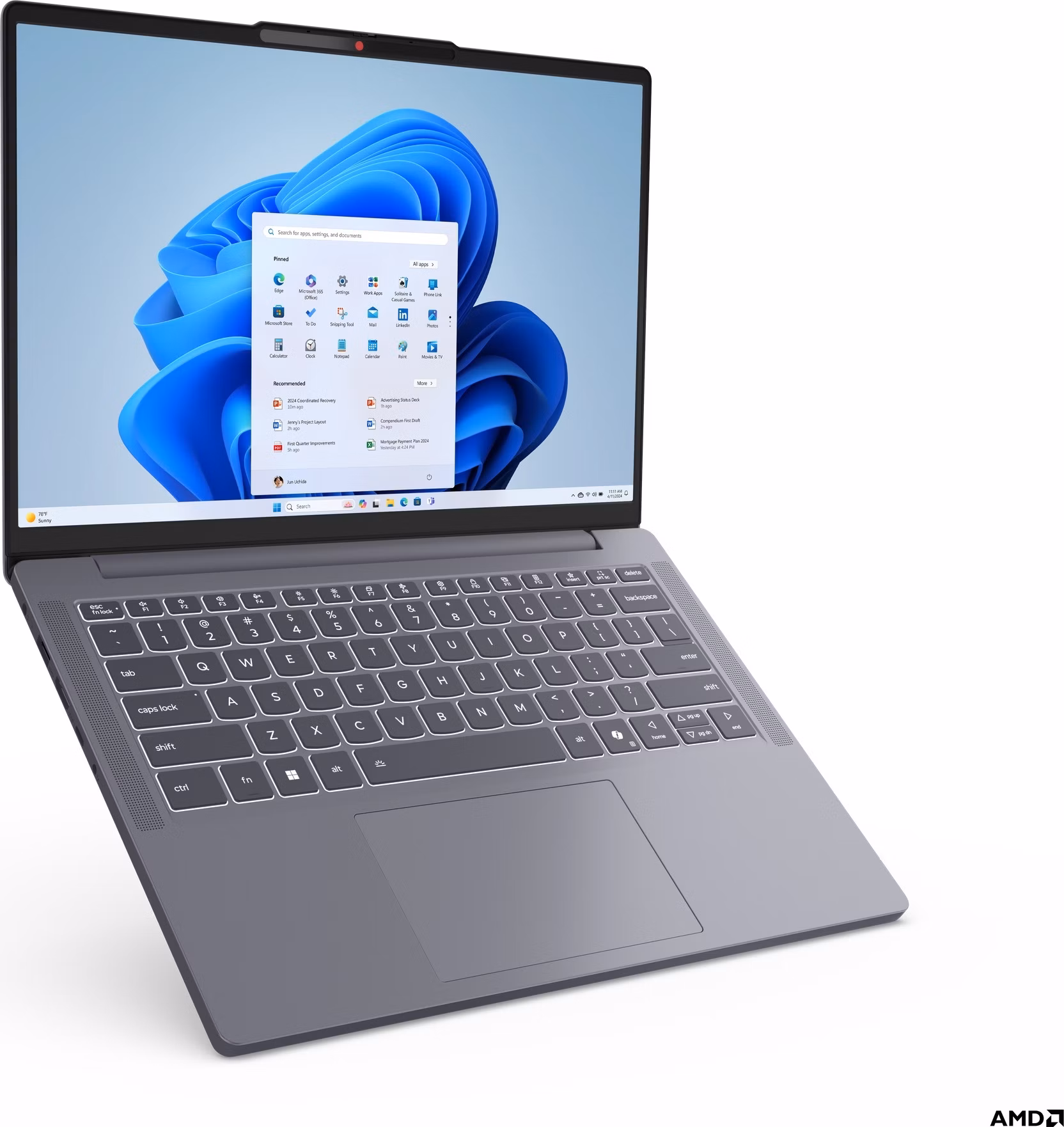 Lenovo IdeaPad Slim 3/14ARP10/R5-7535HS/14"/WUXGA/24GB/1TB/AMD int/W11H/Gray/2R