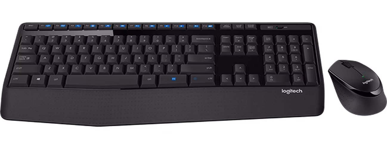 Logitech set klávesnice s myší MK345 / bezdrátový / 2,4Ghz / USB přijímač / CZ + SK / černá