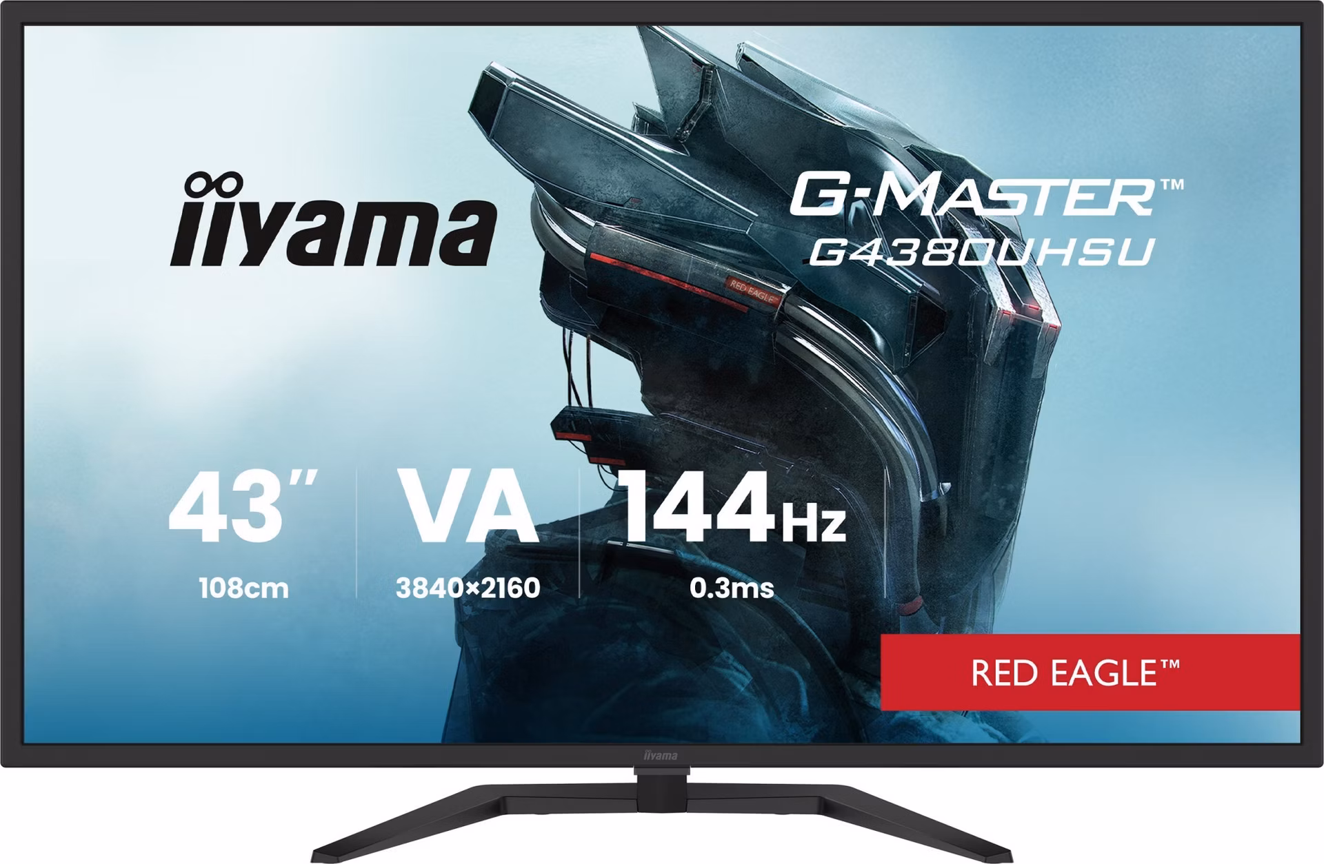 iiyama G-Master/G4380UHSU-B2/42,5"/VA/4K UHD/144Hz/0,3ms/Čierna/3R