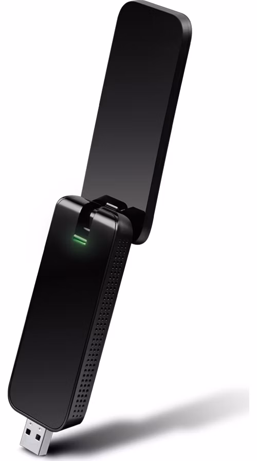 AC1300 High Gain Dual Band Wi-Fi USB Adapter SPEED: 867 Mbps at 5 GHz + 400 Mbps at 2.4 GHz SPEC: 2× High Gian External