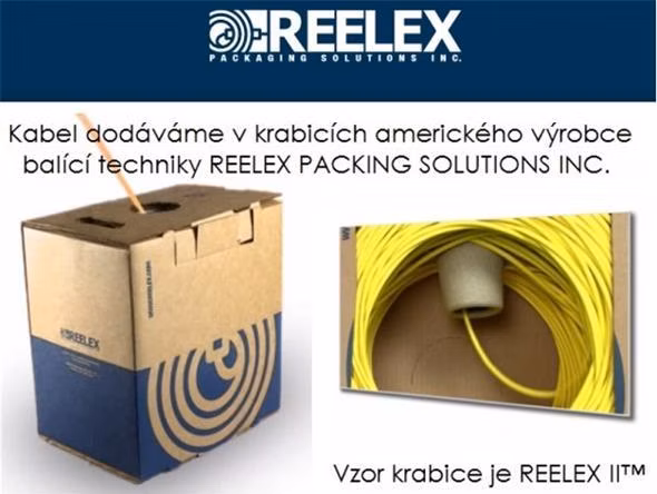 OPTIX UTP kabel (drát) Cat5e PVC šedý, bal.305m Standard, 24 AWG, plná měď