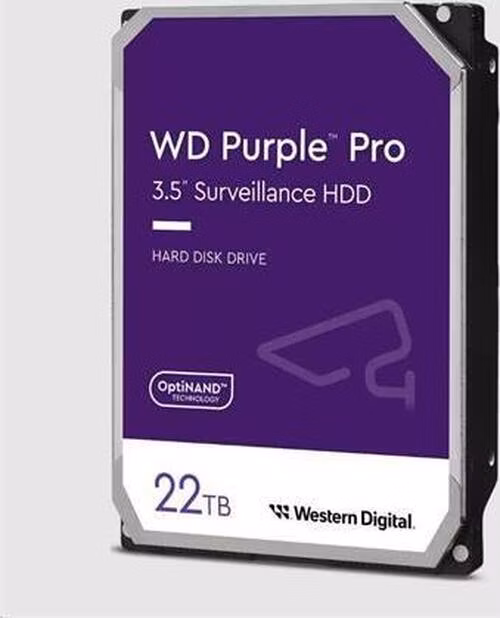 WD PURPLE PRO WD221PURP 22TB SATA/600 512MB cache, 265 MB/s, CMR