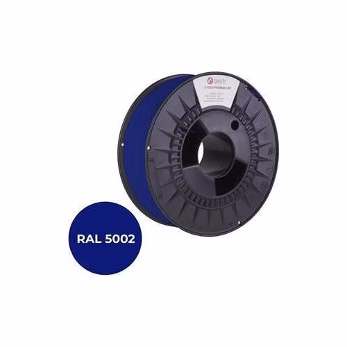 C-TECH tisková struna PREMIUM LINE ( filament ) , PETG, ultramarínová, RAL5002, 1,75mm, 1kg