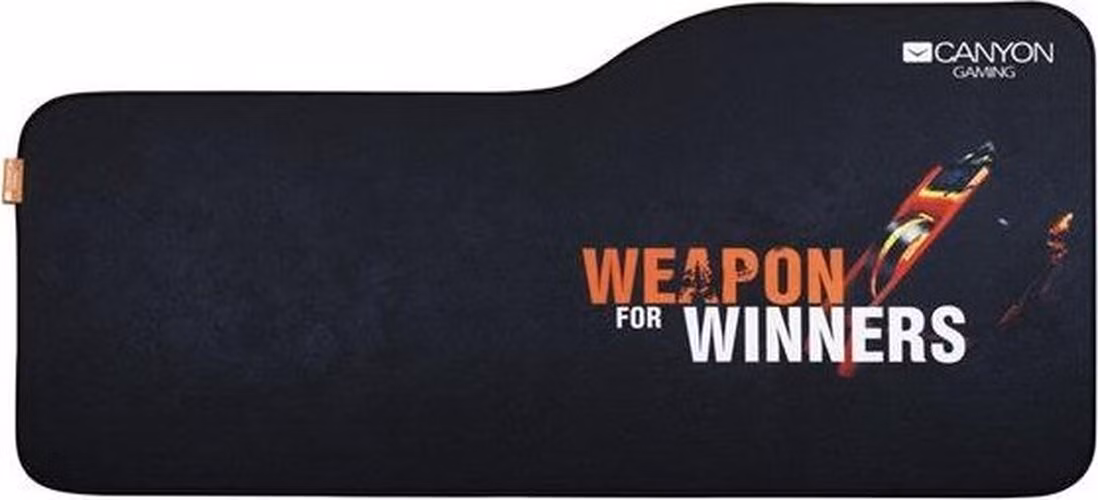 Canyon MP-10, podložka pod hernú myš, veľkosť XXL, asymetrická, čierna s herným motívom