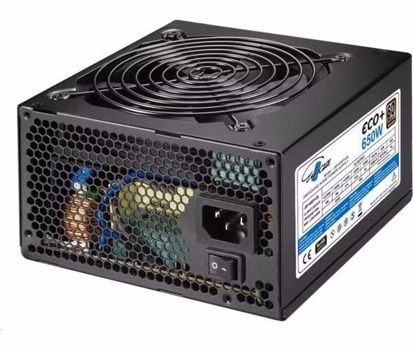 Eurocase Eco+ 650W, 80PLUS BRONZE, 12cm ventilátor, bulk