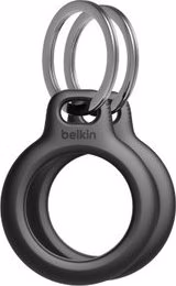 Belkin Bezpečné pouzdro na AirTag s kroužkem na klíče – černé – 2pack
