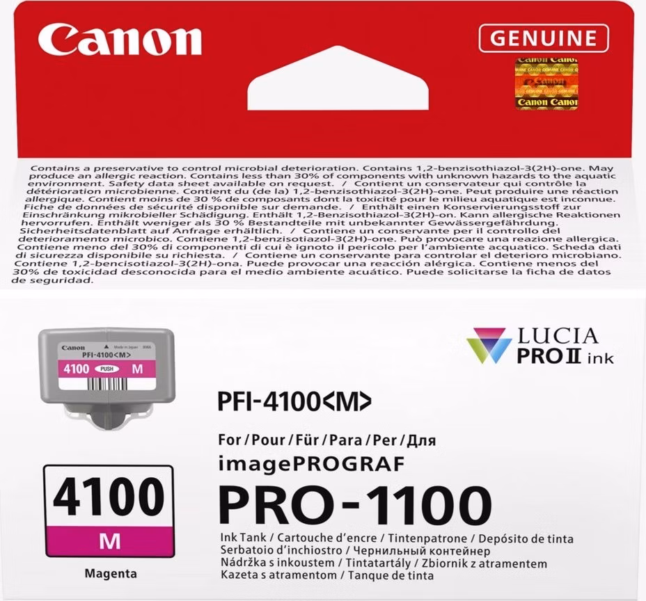 Canon inkoustová náplň INK PFI-4100 M Magenta