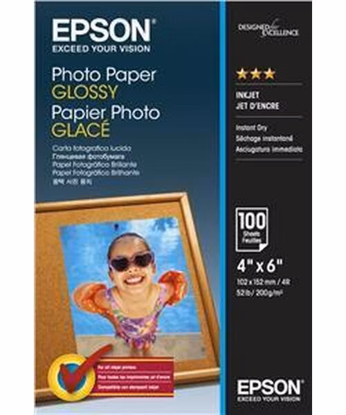 EPSON fotopapír C13S042548/ 10x15cm/ lesklý/ 100ks