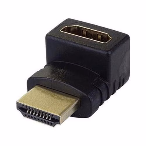 PremiumCord Adapter HDMI M/F zahnutý do pravého úhlu 90° - opačný