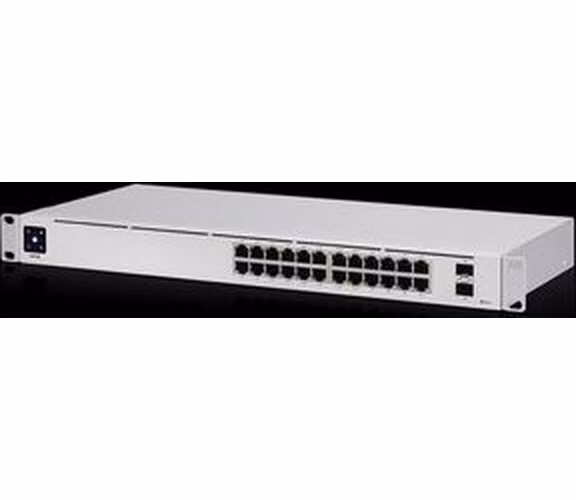 Ubiquiti UniFi Switch 24x1000Mbps, PoE 95W, 802.3af/at, 2xSFP, LCM display)