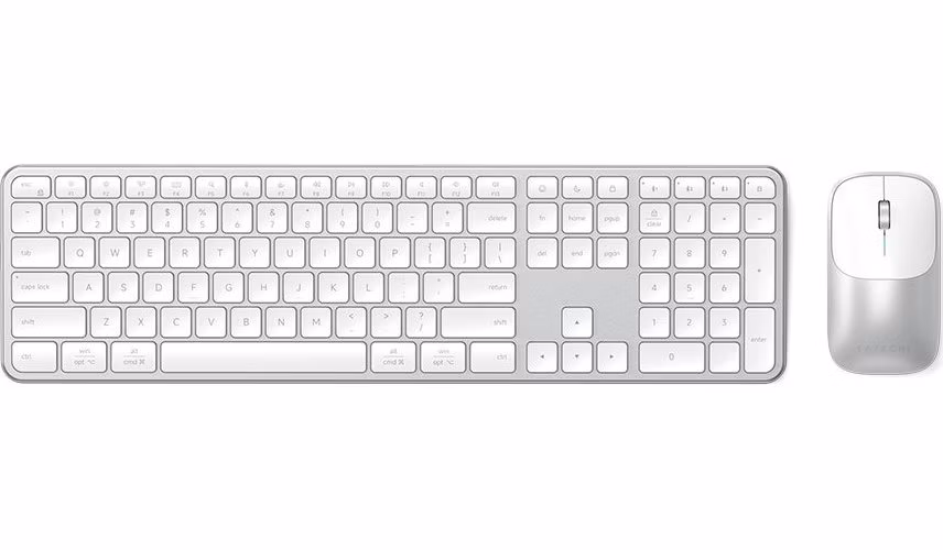 Satechi klávesnica + myš Slim CEX3 Wireless Combo - Silver