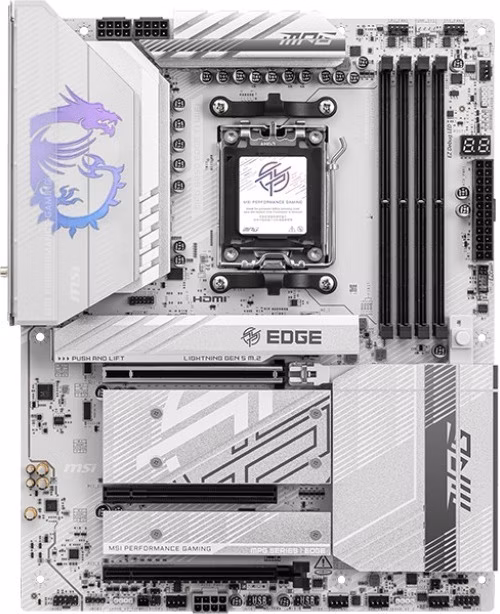 MSI MB Sc AM5 MPG B850 EDGE TI WIFI, AMD B850, 4xDDR5, 1xHDMI, WiFi, ATX