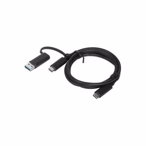 Lenovo kabel USB-C / USB-A+USB-C Hybrid 1m
