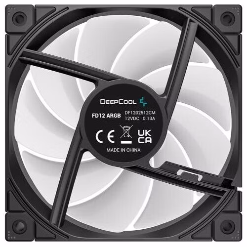 DEEPCOOL Ventilátor FD12 ARGB 3v1, 3x120mm, ARGB, černá
