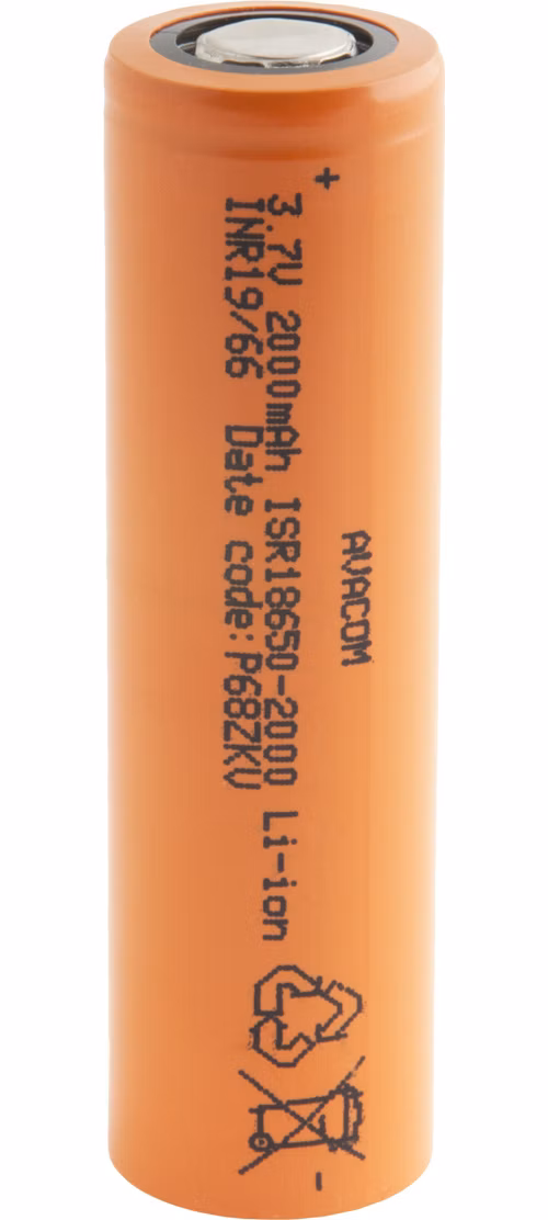 AVACOM nabíjecí průmyslová baterie 18650 2000mAh 3,7V Li-Ion